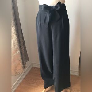 Lululemon Palazzo Pants With Tie Black Sz 12